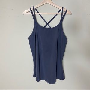 Fabletics Grey Workout Tank Top
